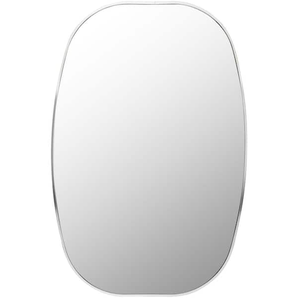 Livabliss Aranya 19.69 in. W x 29.53 in. H Silver Framed Decorative Mirror