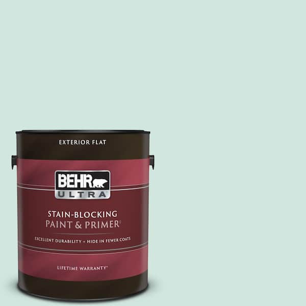 BEHR ULTRA 1 gal. Home Decorators Collection #HDC-CT-26A Seaglass Flat Exterior Paint & Primer