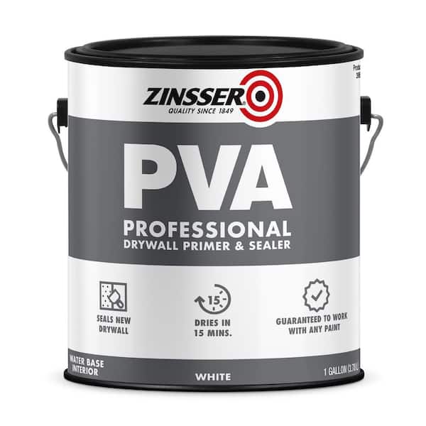Zinsser 1 Gal. PVA Professional White Water-Based Interior Primer and ...