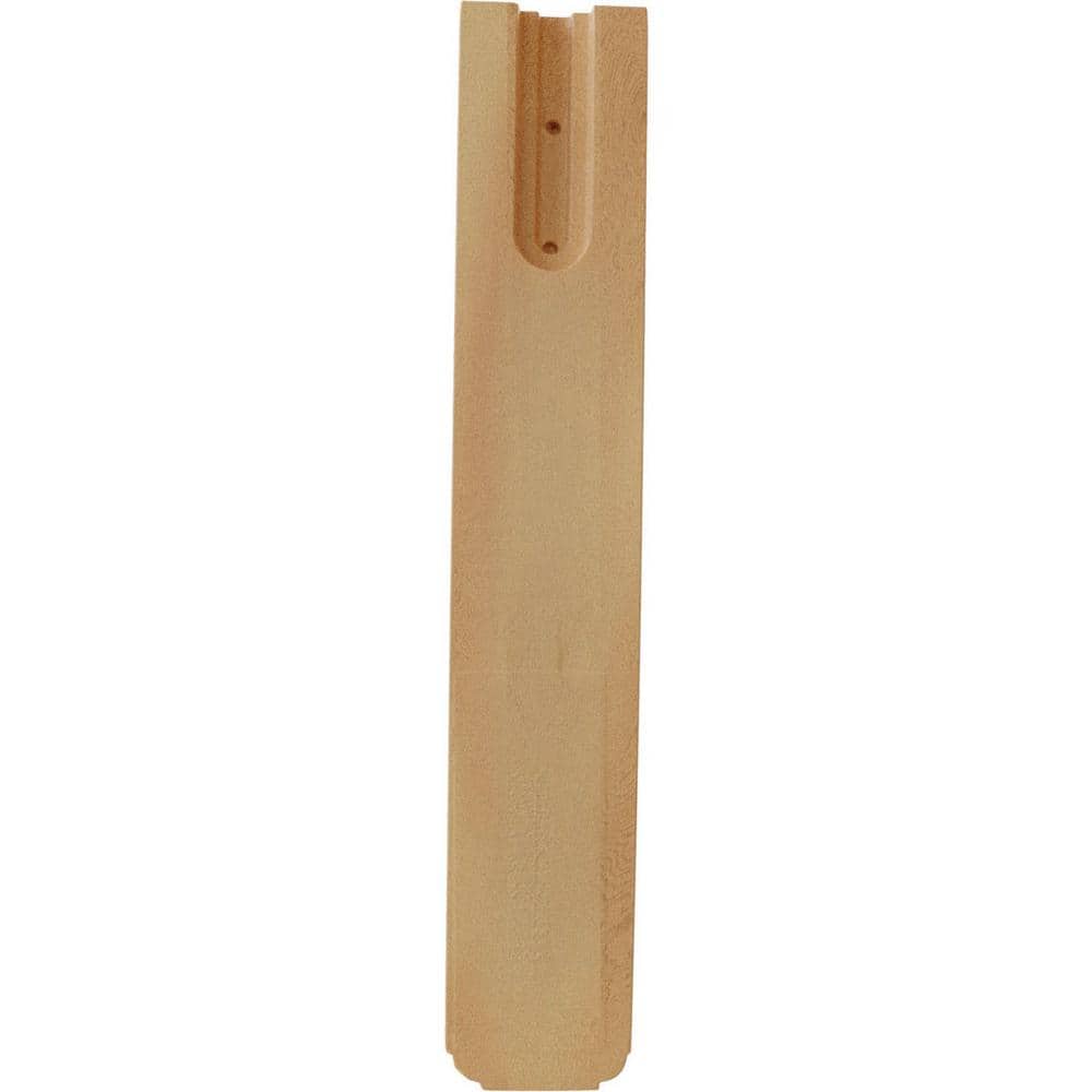 Red Oak 10" Hand-Carved Wood Corbel Bracket