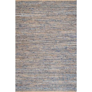 Vernell Contemporary Jute Natural 9 ft. x 12 ft. Area Rug