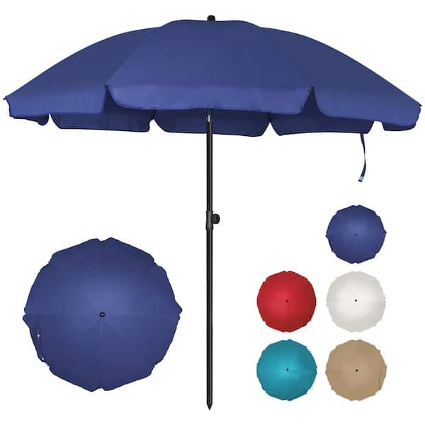 black patio table with umbrella hole Patio Dining Table for 6 Person Outdoor Table with Umbrella Hole  Rectangular