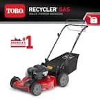22 in. Recycler Briggs & Stratton High Wheel FWD Gas Walk Behind Self Propelled Lawn Mower with Super Bagger