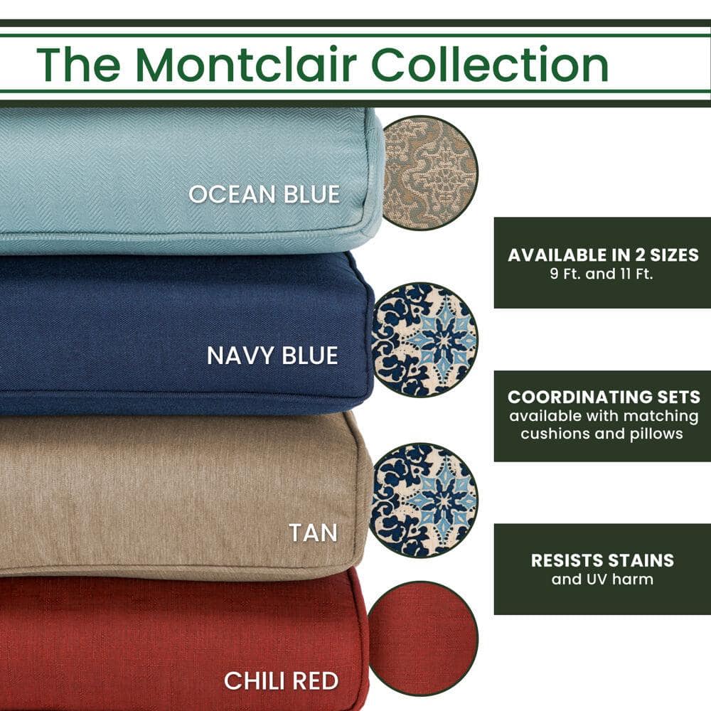 Montclair 11-Ft Tan Aluminum Market Patio Umbrella