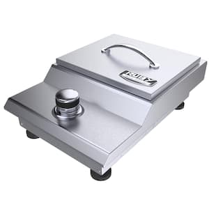 Ruby Stainless Steel Built-In Single Burner Natural Gas Counter-Top or Versa