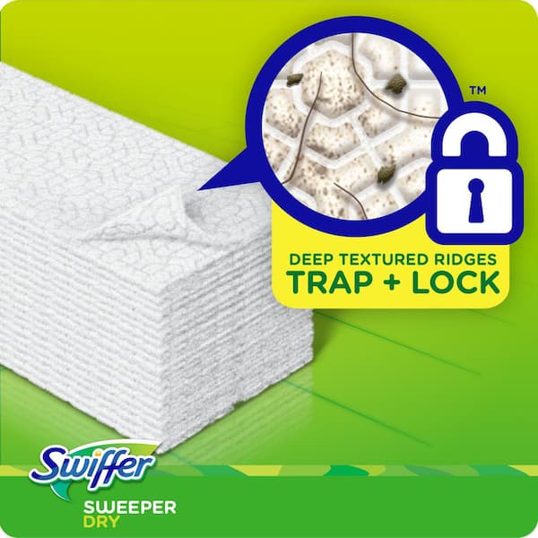 Sweeper Multi-Surface Unscented for Duster Floor Mop Dry Sweeping Cloth Refills (52-Count, 2-Pack)