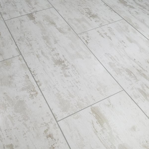 French Country Large Format 7 in. x 16 in. White Birch Wood Glass Subway Wall Tile (1.556 sq.ft./Case)