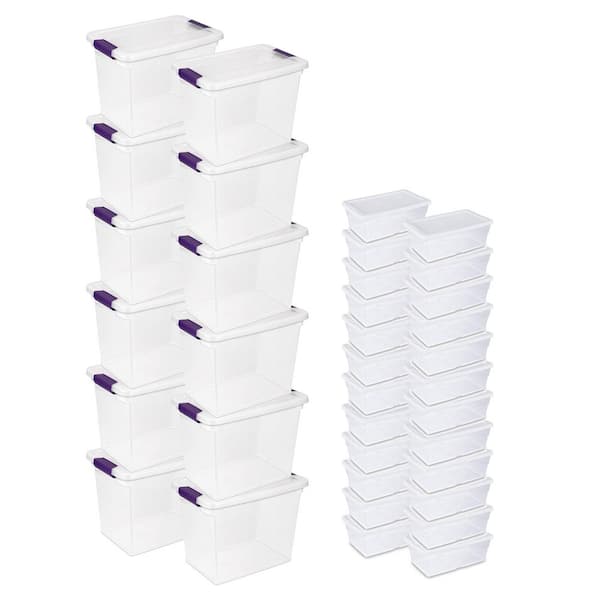 Stock Your Home DVD Storage Bags (6 Pack) - Transparent PVC Media Stor