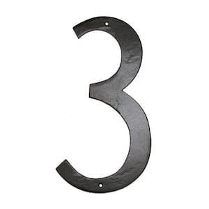 6 in. Standard House Number 3