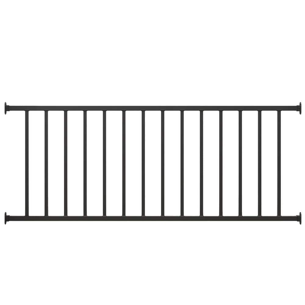 Have a question about HOMEIBRO 36 in. H x 48 in. W Black Metal Stair ...