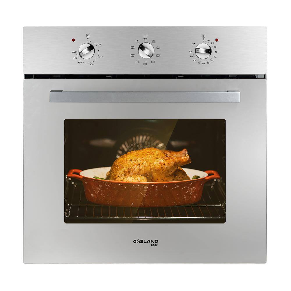 GASLAND Chef 24 in. Builtin Electric Single Wall Oven with Rotisserie