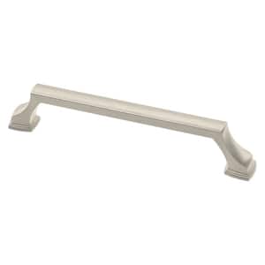 Brightened Opulence 5-1/16 in. (128 mm) Satin Nickel Cabinet Drawer Pull