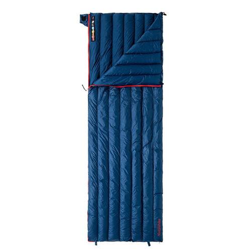 Goose Down Ultralight Portable Sleeping Bag in Navy Blue