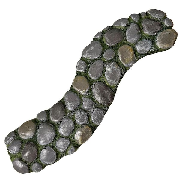 Miniature Cobblestone Resin Pathway Fairy Garden Walkway Realistic Stone Road Vivid Design 6.5 1 Piece