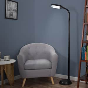 Deluxe Sunlight 72 in. Black Floor Lamp