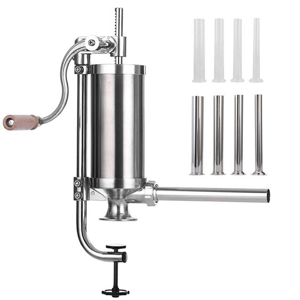 Vertical Sausage Stuffer, Stainless Steel Homemade Meat Filling Machine, Heavy Duty Sausage Maker with Stuffing Tubes price history on PriceWatchPro