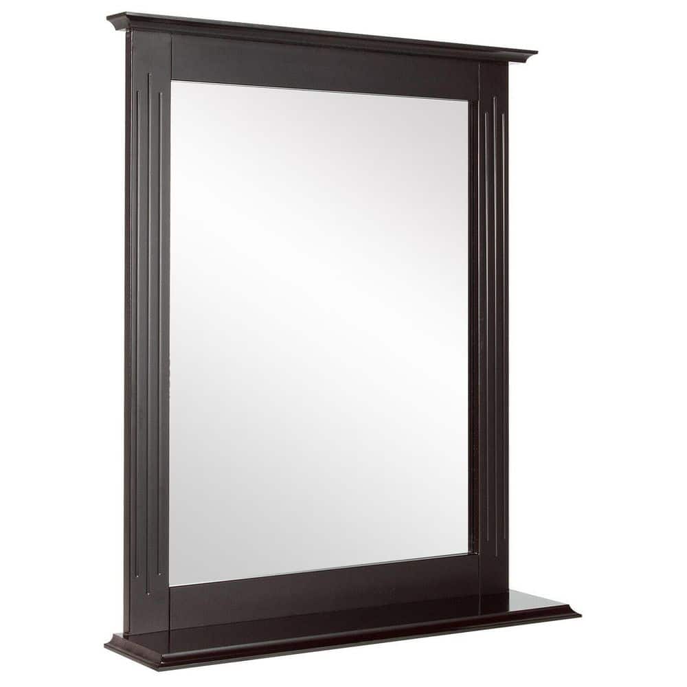 WELLFOR 22.5 in. W x 27 in. H Rectangular MDF Framed Wall