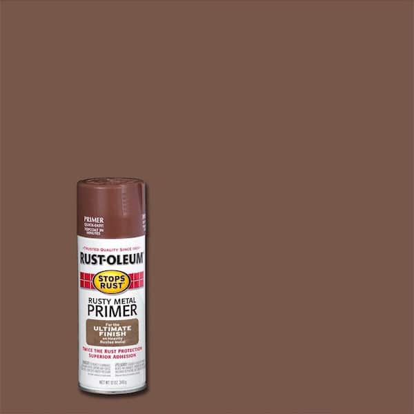 Rust-Oleum Stops Rust 12 oz. Flat Rusty Metal Primer Spray (6-Pack)
