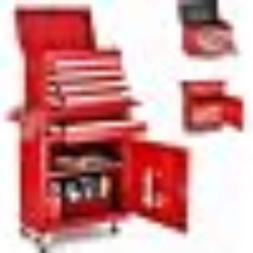 5-Drawer Red Tool Chest Tool Box, Lockable Detachable Rolling Storage with Wheels, 2-in-1 Combo for Garage Workshop price history on PriceWatchPro