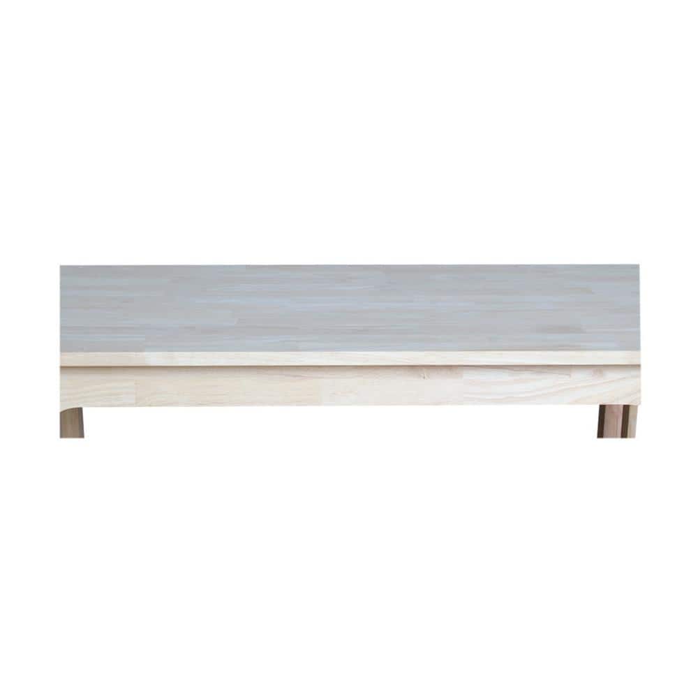 Unfinished Parawood Mission Counter Height Dining Table