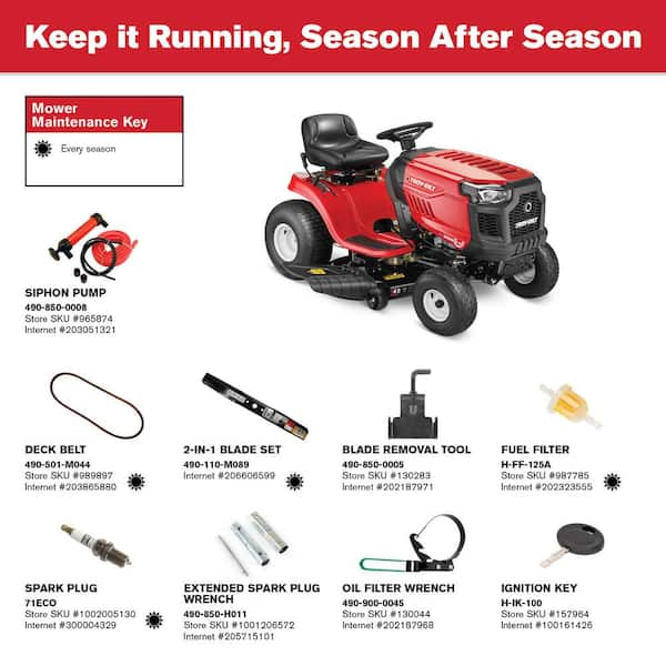 troy bilt pony 42 home depot