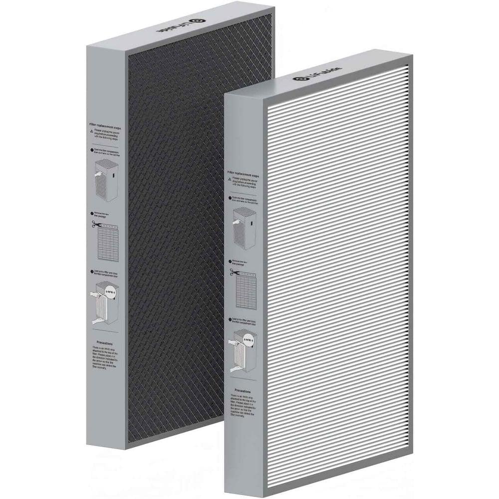 Air Purifier Replacement Filters, 3-in-1 True HEPA H13, High-Efficiency Act