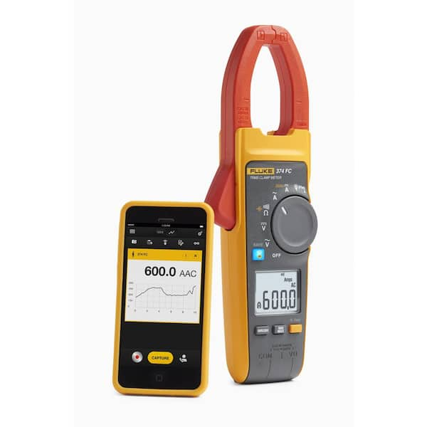 374 FC True-rms AC/DC Clamp Meter