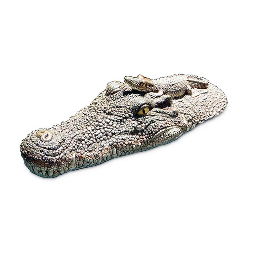 Poolmaster 30 in. Floating Crocodile Decoy for Pool, Pond, Garden and Patio  54575 - The Home Depot