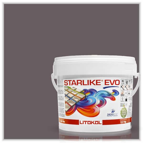 The Tile Doctor Starlike EVO Epoxy Grout 140 Nero Grafite Classic Collection 2.5 kg - 5.5 lbs.