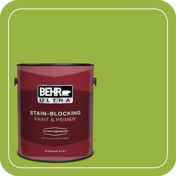 BEHR ULTRA 1 gal. #410B-7 Bamboo Leaf Extra-Durable Flat Interior Paint & Primer