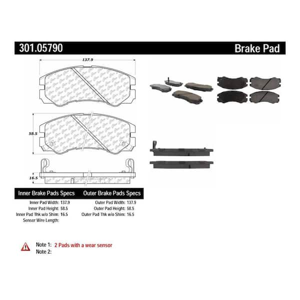 Centric Parts Disc Brake Pad Set