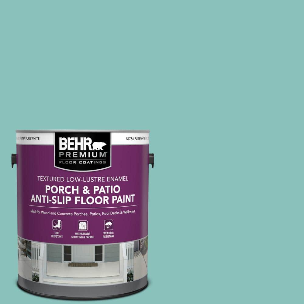 1 gal. #M450-4 Undine Textured Low-Lustre Enamel Interior/Exterior Porch an