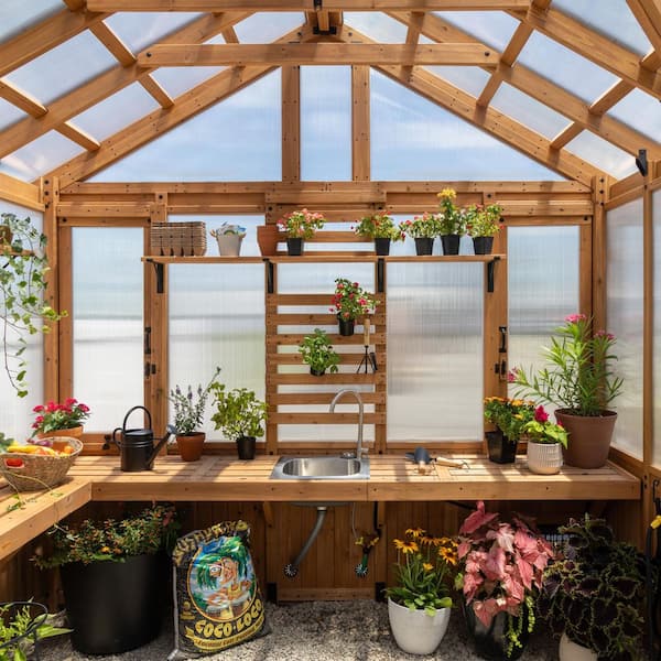 Backyard Discovery Savannah Chalet-Style 14.5 ft. W x 12 ft. D x