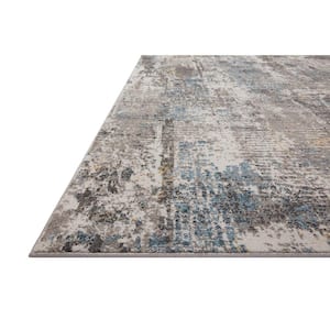 Maeve Slate/Mist 5 Ft. 3 In. x 7 Ft. 8 In. Abstract Modern Rug