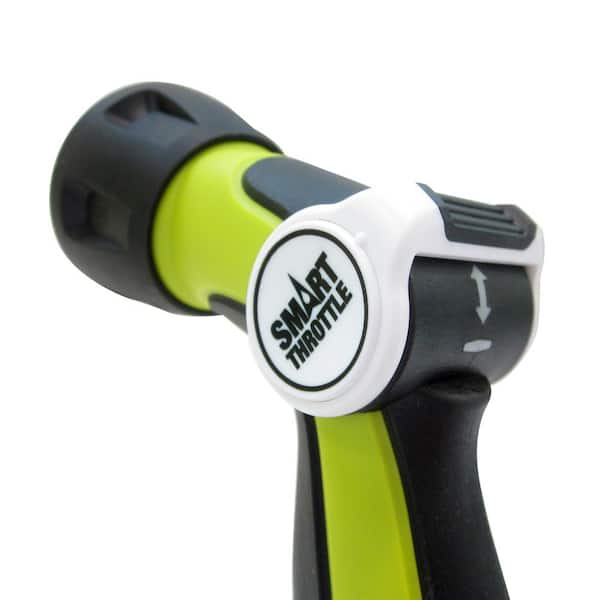 Sun Joe One Touch Adjustable Hose Nozzle with Smart Throttle