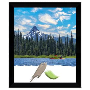 Black Museum Wood Picture Frame Opening Size 20 x 24 in.