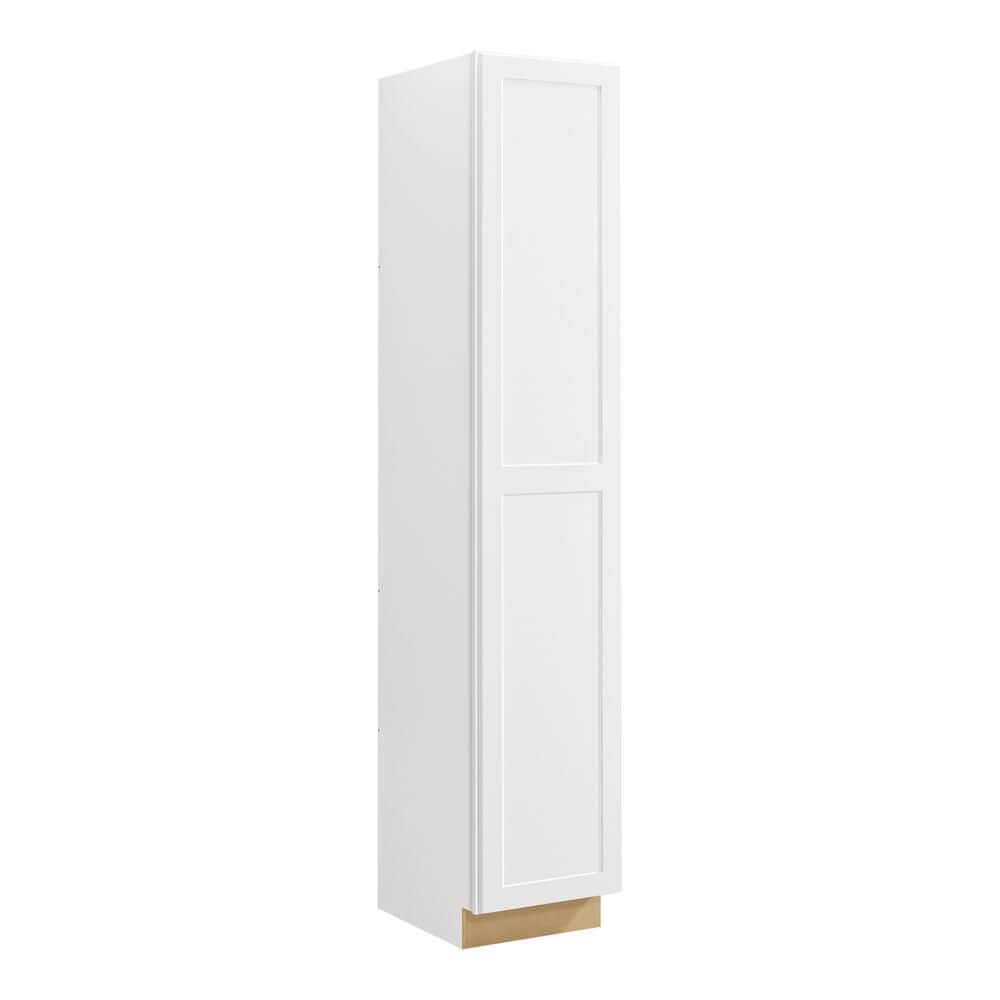 Avondale 18 in. W x 96 in. H x 24 in. D Ready To Assemble Plywood Shaker Utility Pantry Cabinet in Alpine White price history on PriceWatchPro