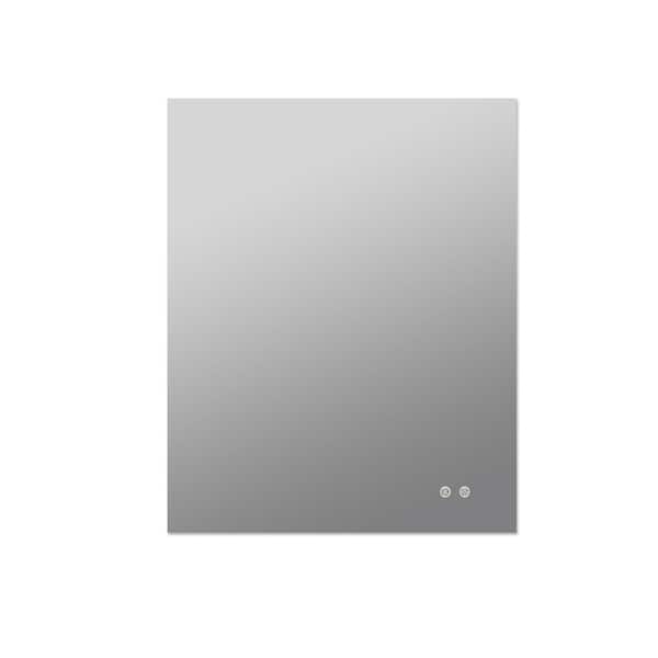 Unbranded Modern 36 in. W x 24 in. H Large Rectangular Frameless Wall Mounted Anti-Fog Bathroom Vanity Mirror