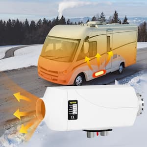 12-Volt Diesel Air Heater with LCD Switch 27297 BTU Diesel Parking Heater with Remote Control Diesel Heater