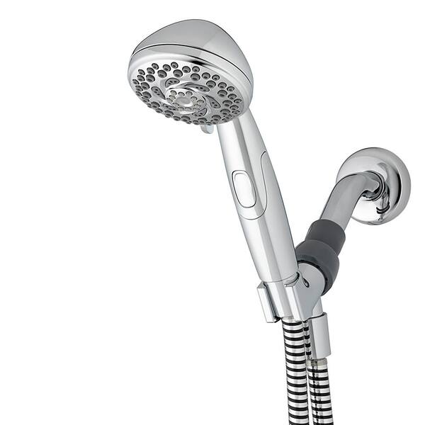 Waterpik 6-Spray 3.3 in. Single Wall Mount Handheld Adjustable Shower Head in Chrome