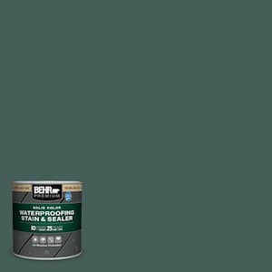 8 oz. #SC-114 Mountain Spruce Solid Color Waterproofing Exterior Wood Stain and Sealer Sample