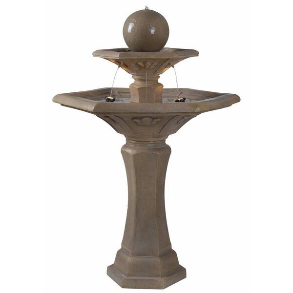 Kenroy Home Provence Lighted Outdoor Fountain