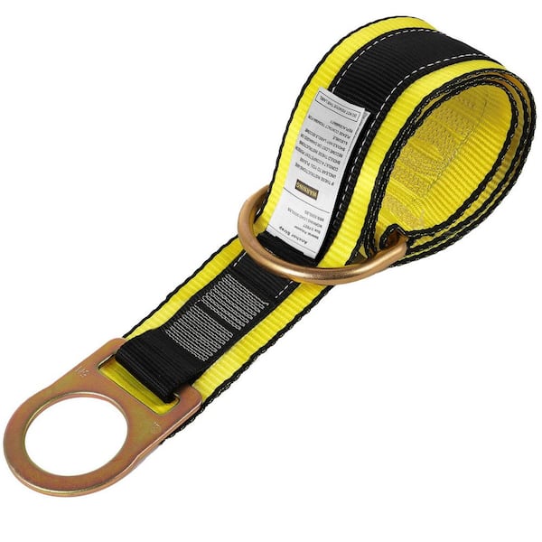 Safety Strap Fall Protection 3 ft. 4 ft. 6 ft. Cross Arm Anchor Lanyard D Ring Safety Harness Anchorage