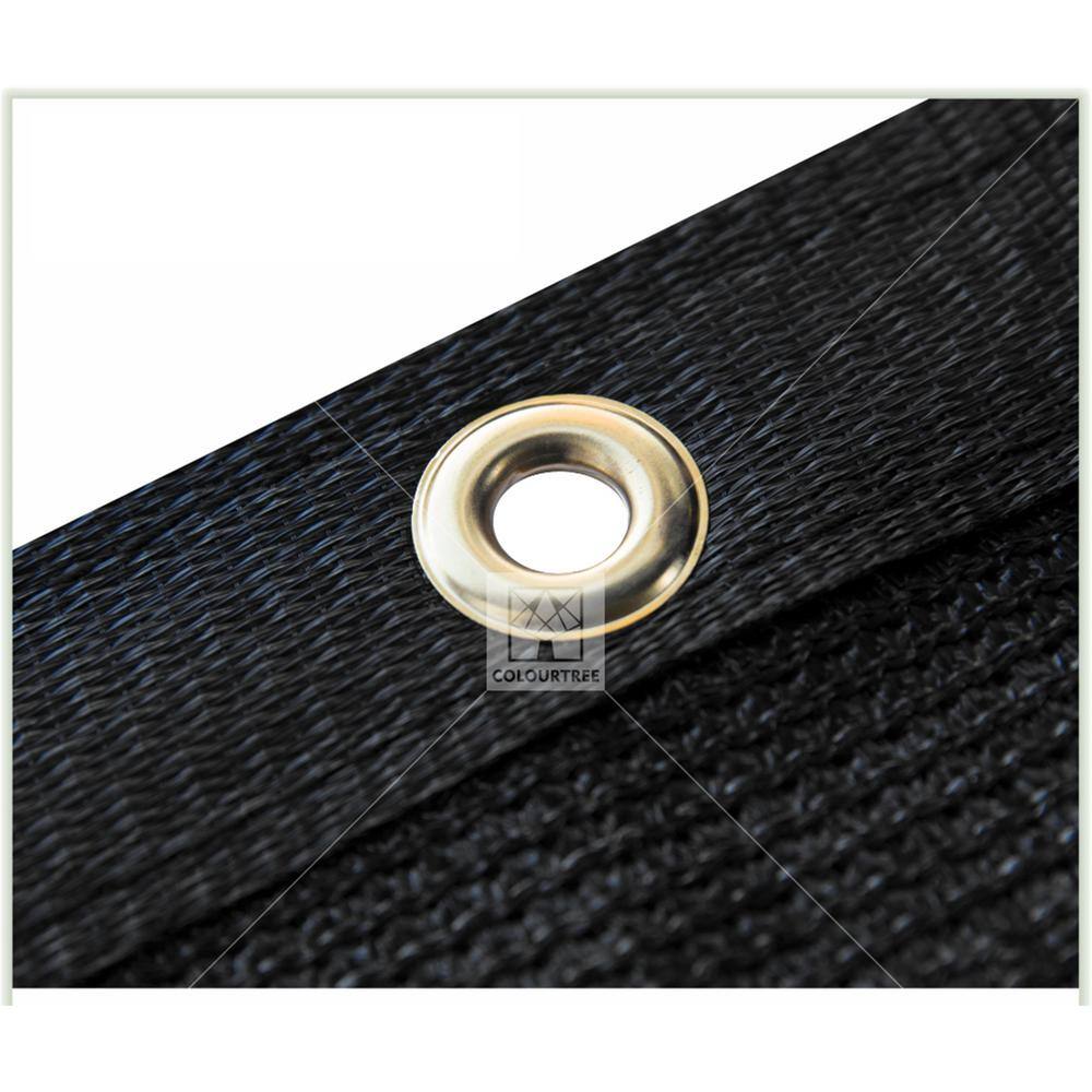 Green HDPE Outdoor Privacy Fence Screen with Zip Ties