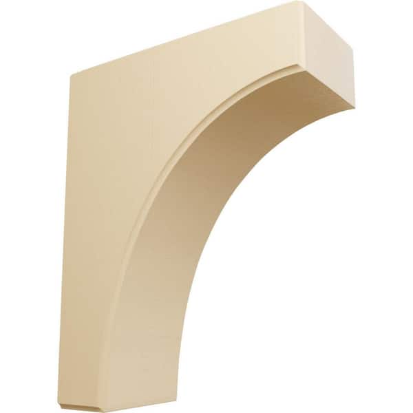 Ekena Millwork 3-1/2 in. x 8 in. x 10 in. Unfinished Maple Clarksville Corbel