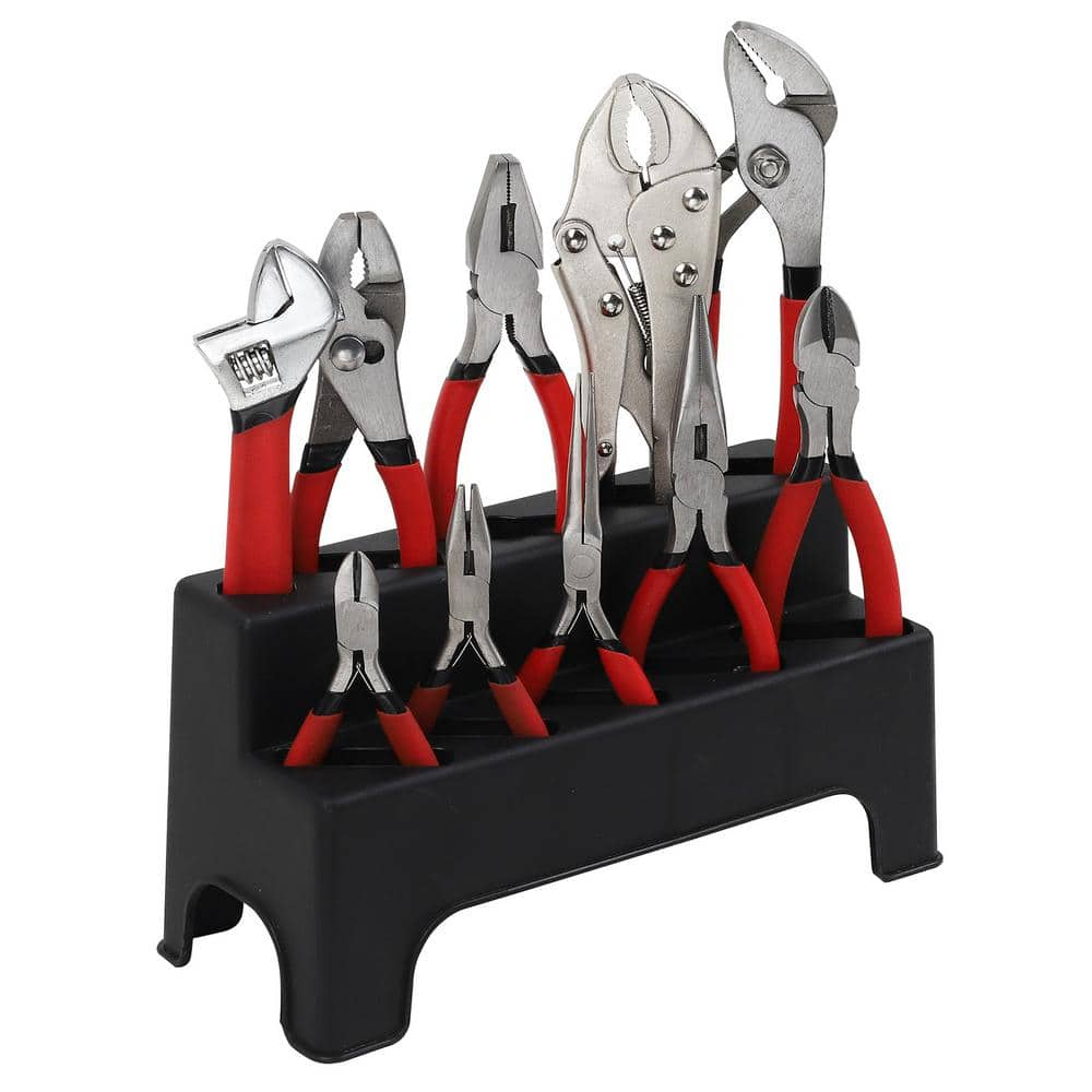 KING Combination Pliers and Wrench Set (10-Piece Set) 0058-0 - The Home  Depot