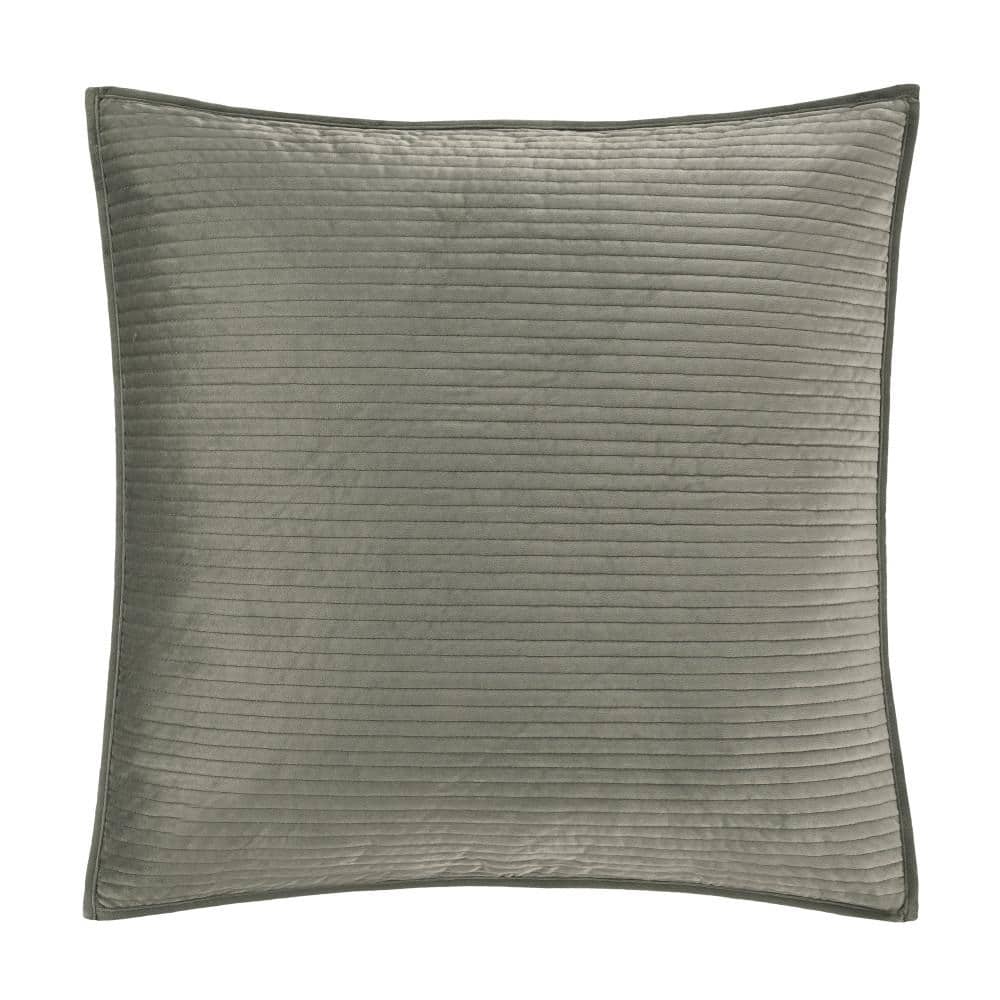 Toulhouse Charcoal Polyester Euro Sham 26 x 26 in.