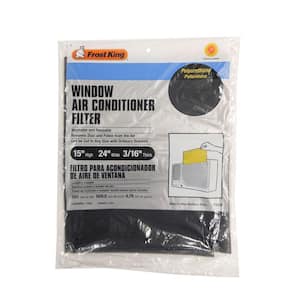 15 x 24 x 3/16 Air Conditioner Foam Filter