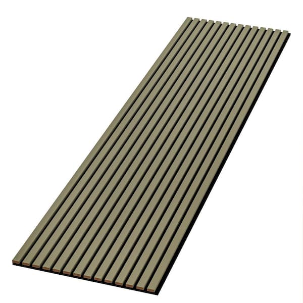 Ejoy 94.5 in. x 24 in. x 0.8 in. Acoustic Vinyl Wall Cladding Siding Board (Set of 1-Piece)