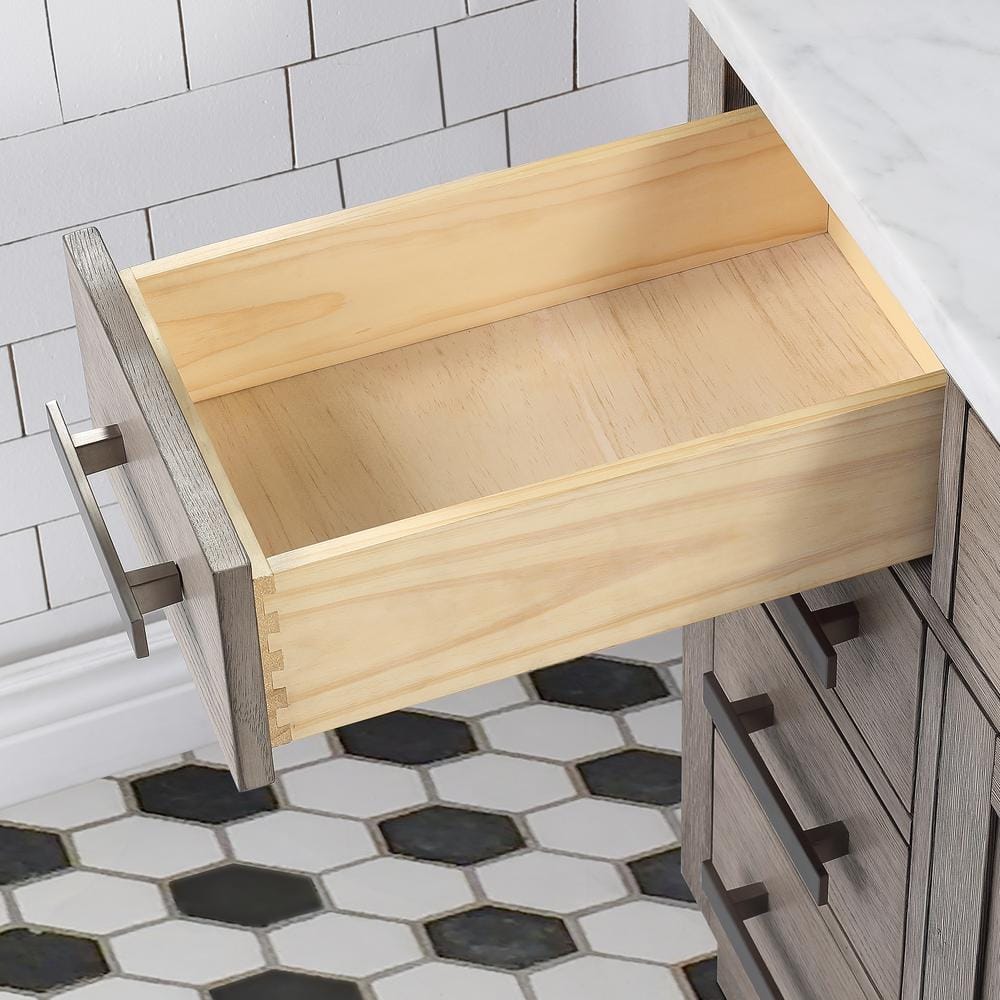 Chestnut 48" Rustic Oak Single Bathroom Vanity